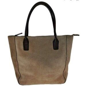 Bag Giani Bernini Satchel Handbag Purse SHOULDER Suede Leather WOMEN'S WOMAN'S